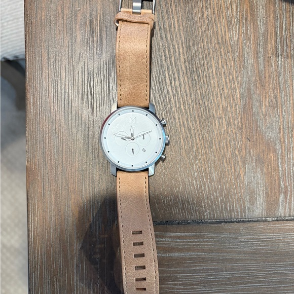 MVMT Chrono White/Silver Dial Men's Watch - Picture 1 of 5